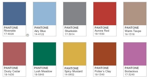 Pantone Fall Colors